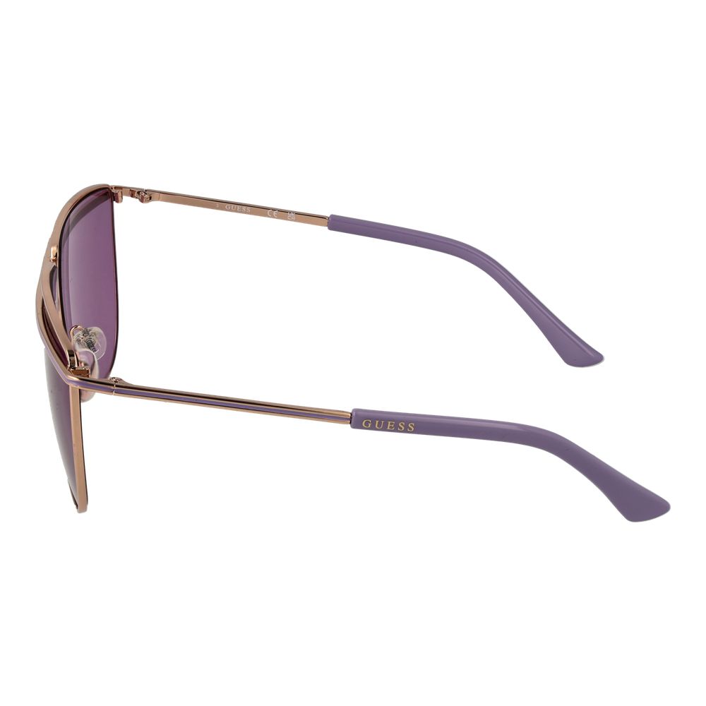 Guess Sonnenbrille aus roségoldfarbenem Metall